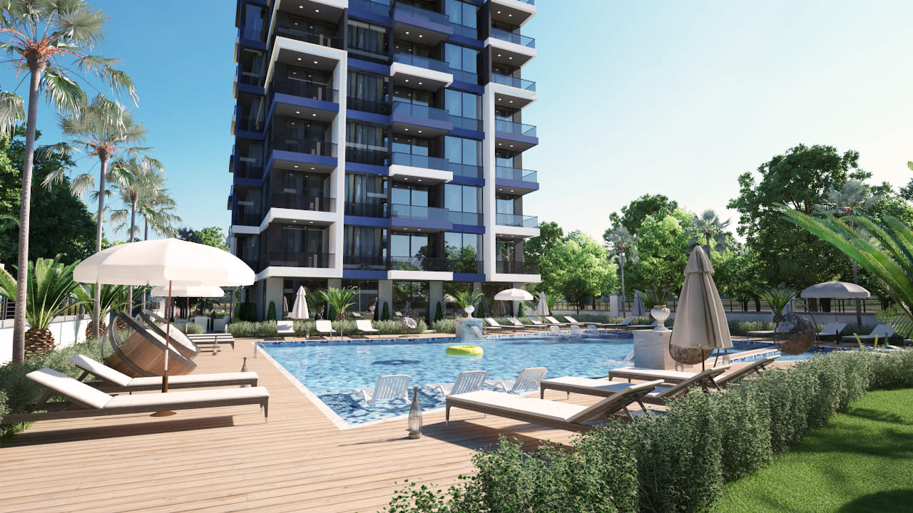 Apartment 3+1 in Twin Towers 4, Mahmutlar, Turkey No. 35054