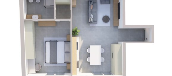 2 rooms Apartment in Catania, Italy No. 143756 10