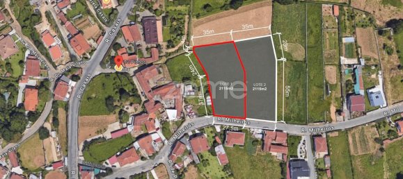 Земельный участок 2100м² в Мильейрош де Пояреш, Португалия № 13975 4