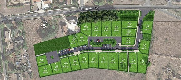  قطعة أرض في Vienne-en-Val, France 524متر مربع رقم 49464 2