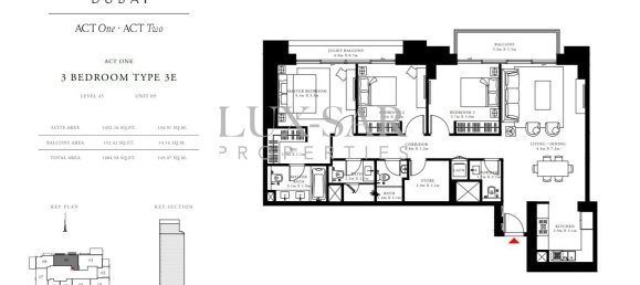 Apartamento T3 em Downtown Dubai (Downtown Burj Dubai), UAE N.º 6350 5