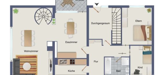 3 Schlafzimmer Stadthaus in Lahn-Dill, Germany, Nr. 223602 12
