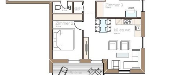 Apartamento de 3 habitaciónes en Stuttgart, Germany No. 105722 4