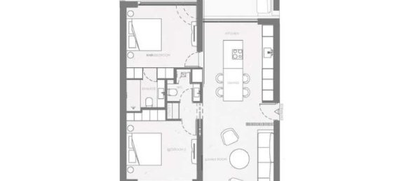 Квартира с 2 спальнями в Цада, Кипр № 86618 2