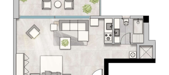 استوديو في Al Zorah, UAE رقم 121502 8