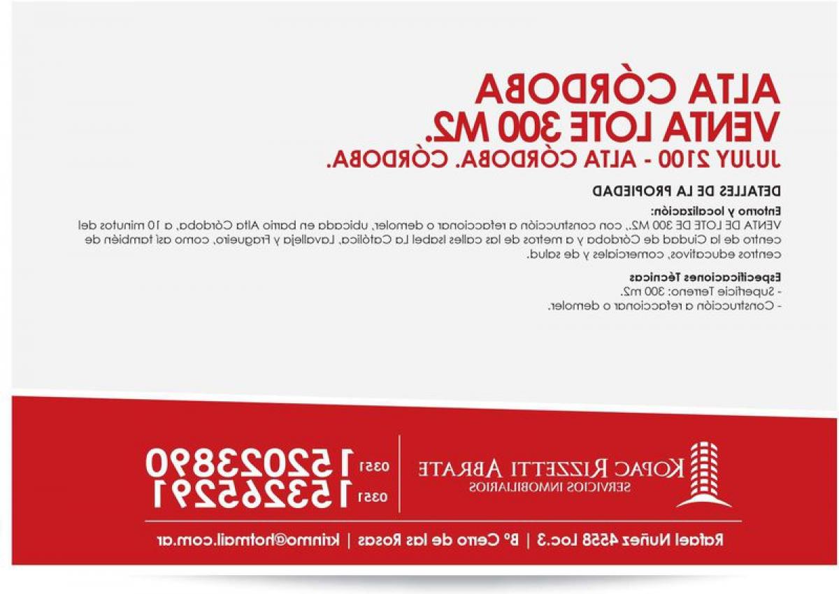 Земельный участок в Кордоба, Аргентина № 40192