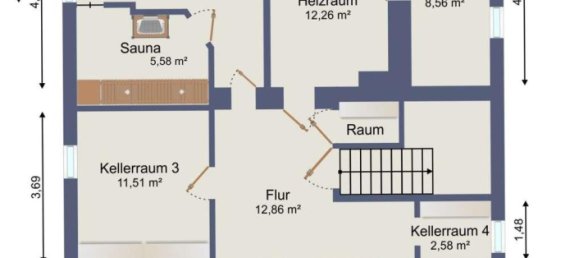 Дом с 6 комнатами в Вольфенбюттель, Германия № 30610 11
