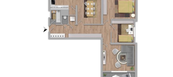 Квартира с 4 комнатами в Вельс, Австрия № 144255 20