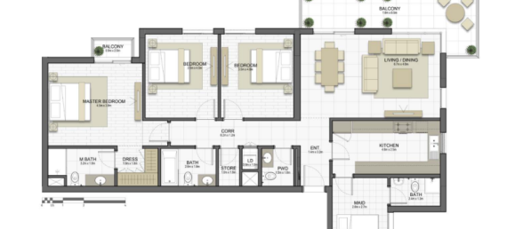 Estúdio em Maryam Island, UAE N.º 121287 7