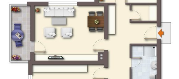 Квартира с 3 комнатами в Детмольд, Германия № 78064 13