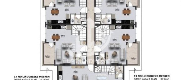 Wohnung 1+1 in Oba, Turkey, Nr. 5650 10