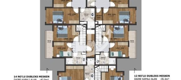 Wohnung 1+1 in Oba, Turkey, Nr. 5650 11