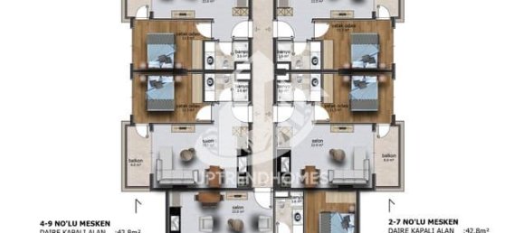 Wohnung 1+1 in Oba, Turkey, Nr. 5650 9