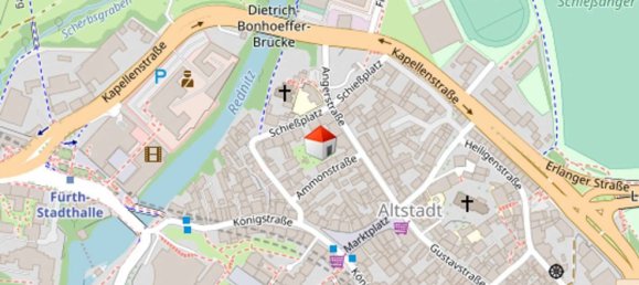 Квартира с 1 спальней в Фюрт, Германия № 32062 16