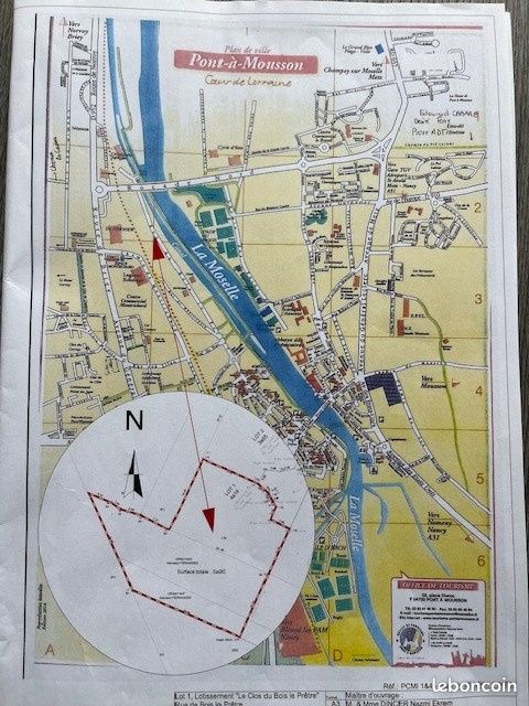 Terrain à Pont-à-Mousson, France 1009m² No. 63008