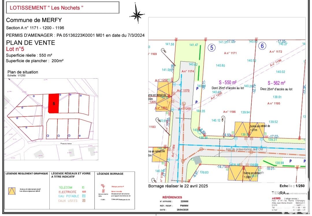 Terrain à Merfy, France 549m² No. 363178