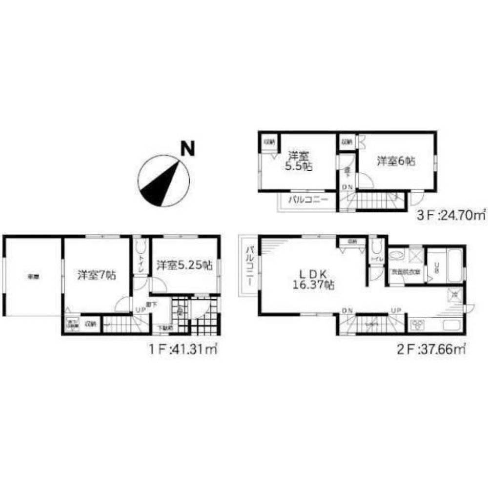 Дом с 4 спальнями в Токио, Япония № 5110