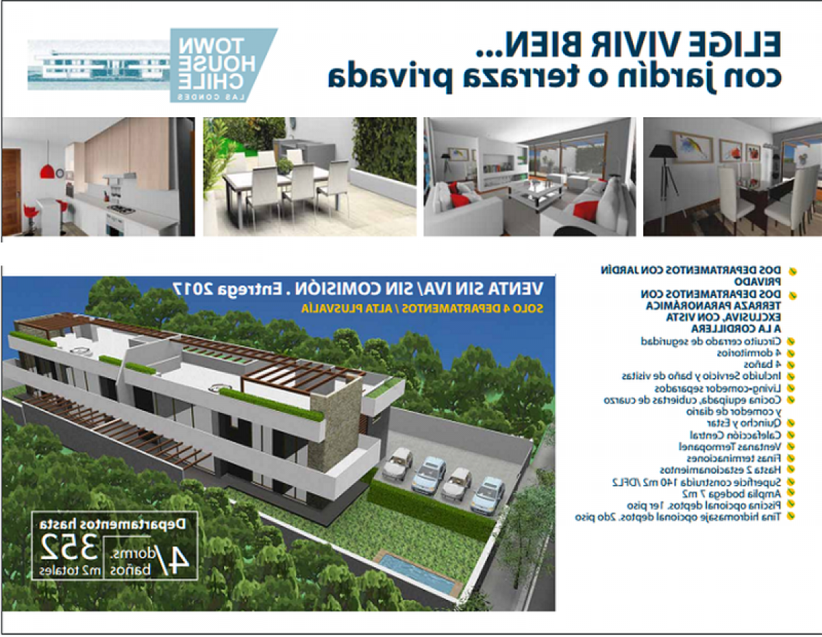 4 bedrooms Apartment in Santiago, Chile No. 2056