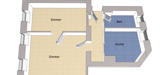 2 rooms Apartment in Niederschonhausen, Germany No. 63549 6