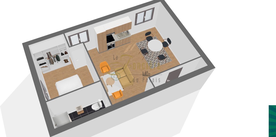 Apartamento T1 em Bourges, France N.º 211444