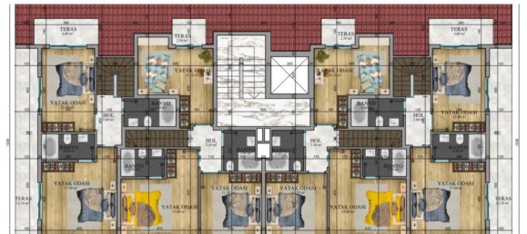 4غرفة شقة في Alanya, Turkey رقم 9974 25