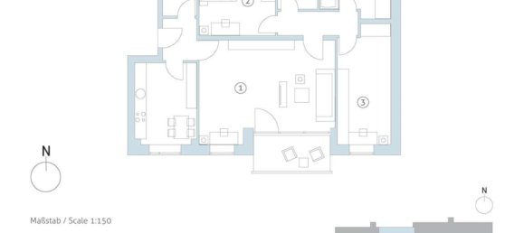 3 bedrooms Apartment in Dahlem, Germany No. 94640 16