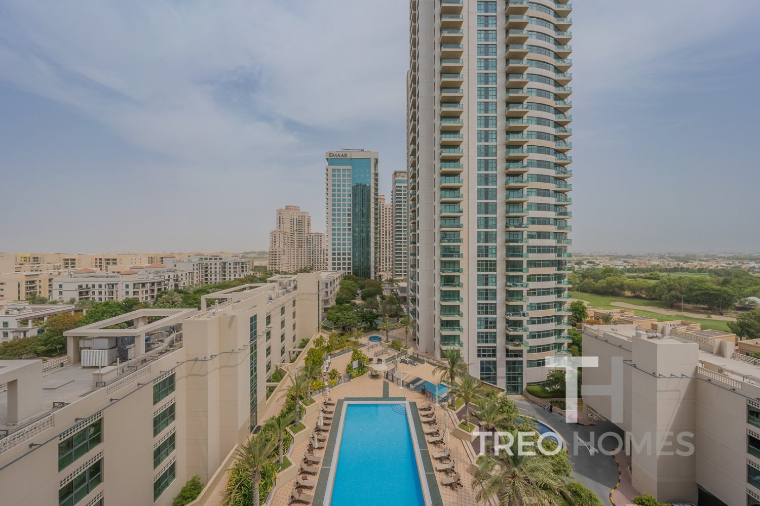Apartamento T2 em Greens, UAE N.º 32200