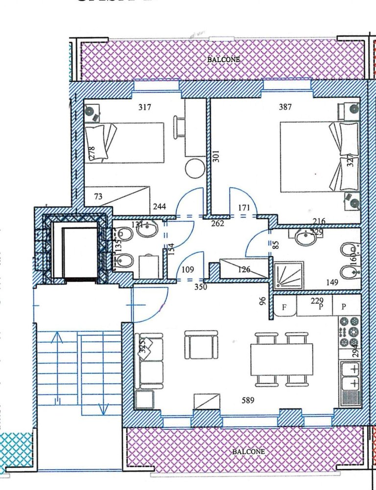 3 rooms Apartment in Alba, Italy No. 111793