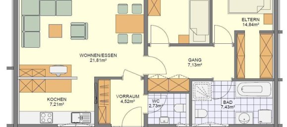 3-salle Appartement à Hohenems, Austria No. 242813 16