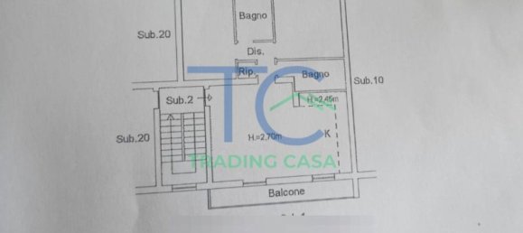 3 rooms Apartment in Pontenure, Italy No. 283445 27