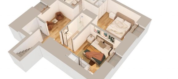 2 غرف نوم منزل ذو طابقين في Chivasso, Italy رقم 371599 5