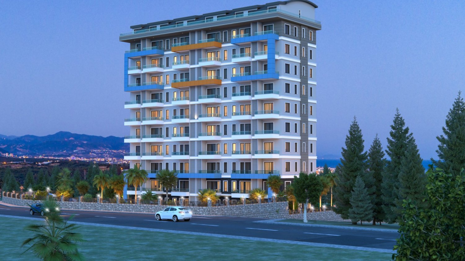 Wohnung 1+1 in Alanya, Turkey, Nr. 30846