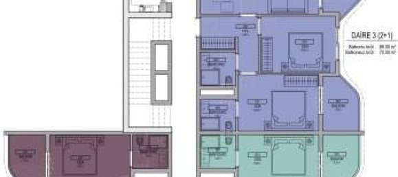 Apartamento de 2 divisões em Kargicak, Turkey N.º 13831 23