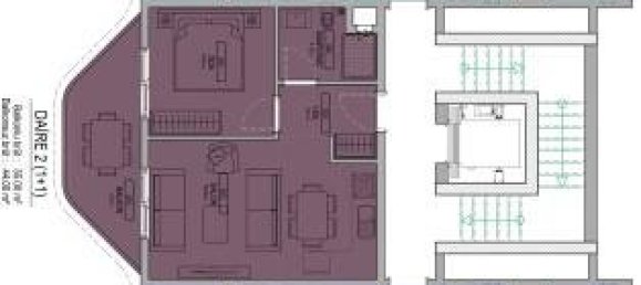 Apartamento de 2 divisões em Kargicak, Turkey N.º 13831 22