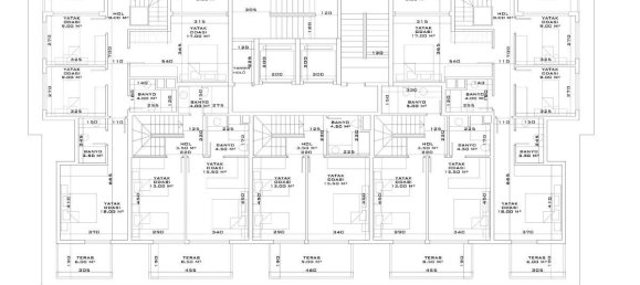 3-salle Penthouse à Okurcalar, Turkey No. 10072 16