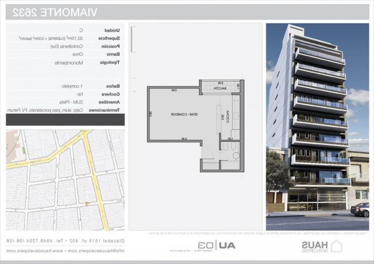 Studio in Buenos Aires, Argentina No. 85112