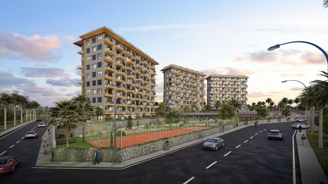 Apartment 1+1 in Konak Green Towers, Alanya, Turkey No. 39639