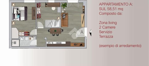 3 chambres Appartement à Florence, Italy No. 379040 2