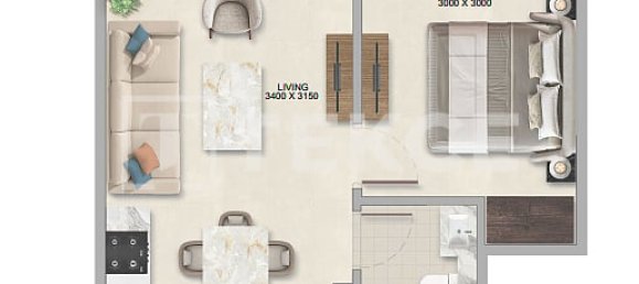 Apartamento T1 em Jumeirah Lake Towers, UAE N.º 197406 10