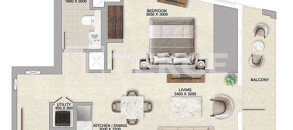 Apartamento T1 em Jumeirah Lake Towers, UAE N.º 197406 8