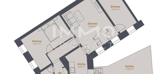 2 Schlafzimmer Wohnung in Penzing, Austria, Nr. 91650 2