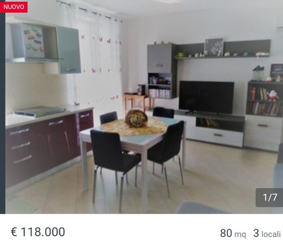 3 rooms Apartment in Alessandria, Italy No. 255653