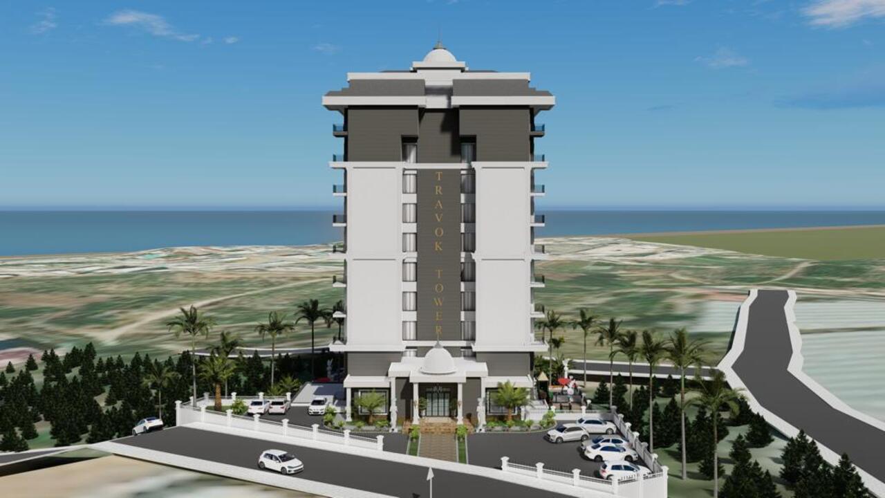 Apartamento de 2+1 en Travok Tower, Mahmutlar, Turkey No. 39240