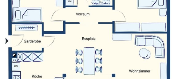 3غرفة شقة في Dornbirn, Austria رقم 141376 12