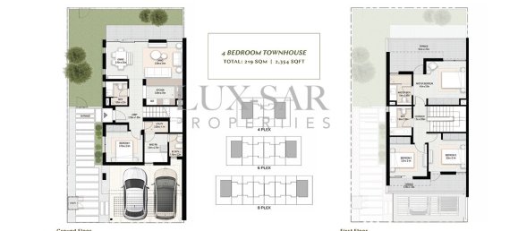 4 bedrooms Townhouse in Tilal Al Ghaf, UAE No. 7142 4