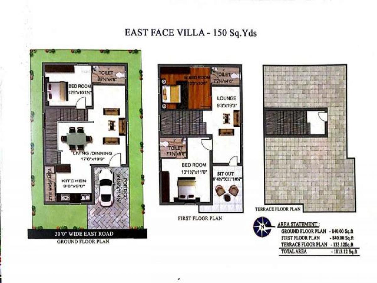 3 bedrooms House in Hyderabad, India No. 24868