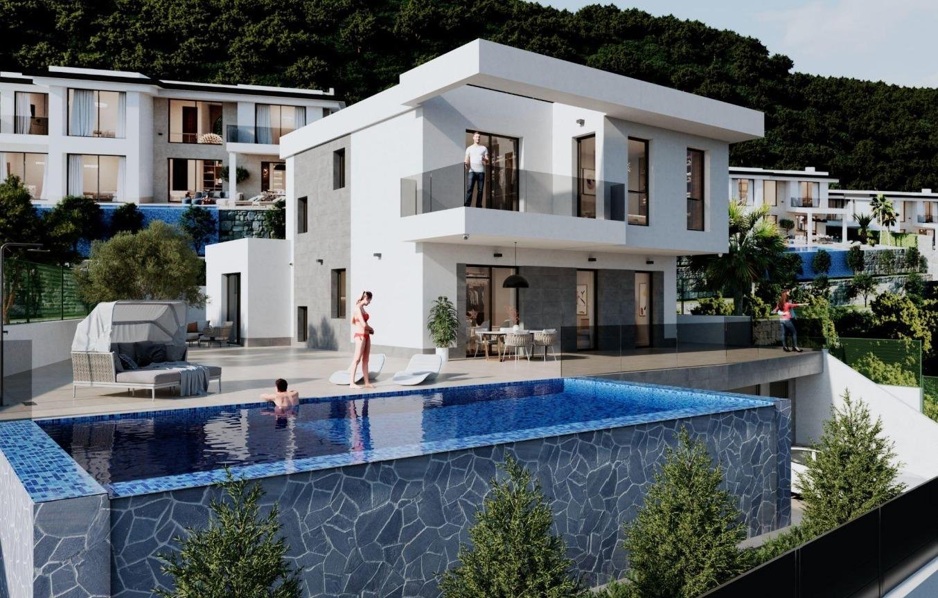 4 غرف نوم منزل في Finestrat, Spain رقم 284339