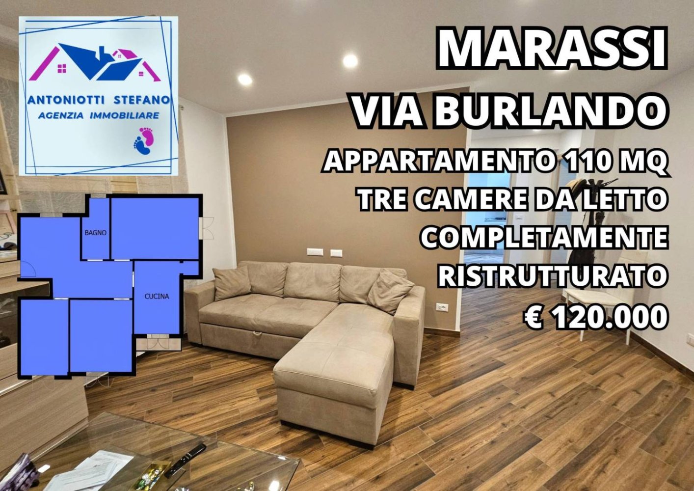 3 bedrooms Apartment in Genoa, Italy No. 313379