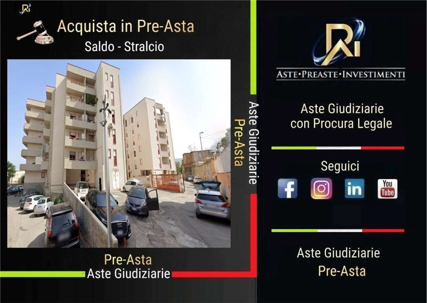 Квартира с 3 комнатами в Реджо Калабрия, Италия № 187981