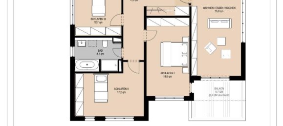 Квартира с 1 спальней в Фридрихсхайн, Германия № 238768 11